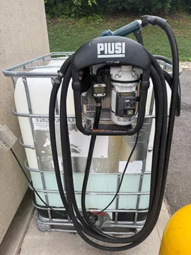 Diesel Exhaust Fluid Tote & Pump - Incredible Oil & Propane