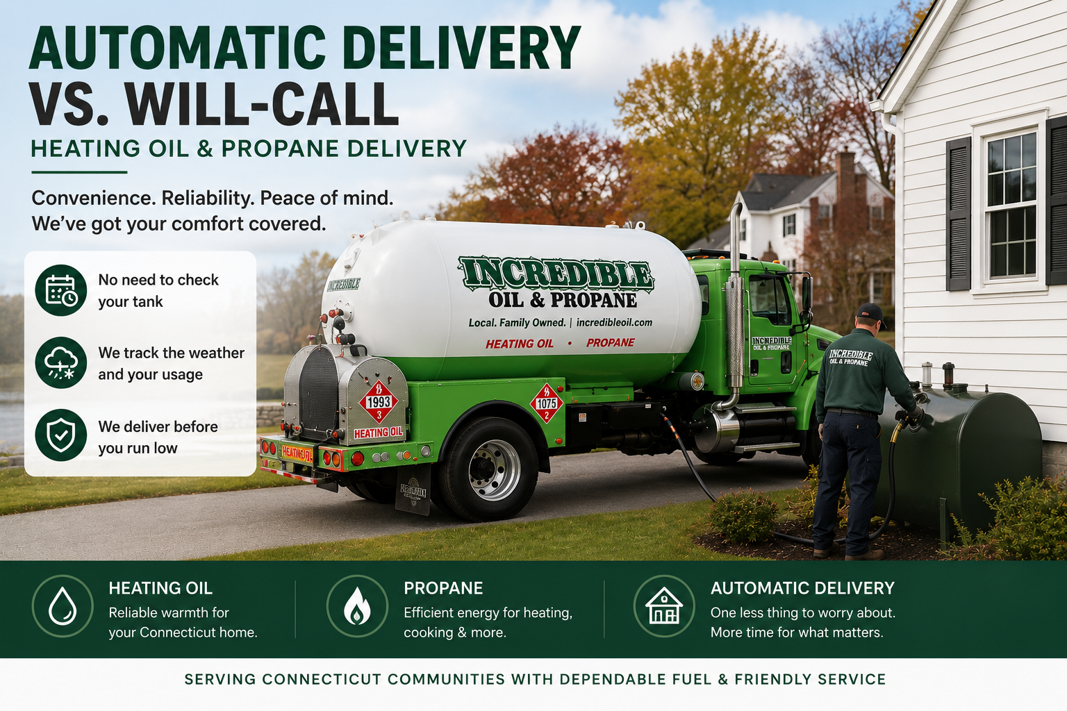 automatic oil delivery CT